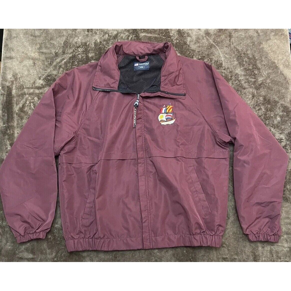 2005 World Sailing Championship Embroidered Landway Jacket Full Zip Mens Large L